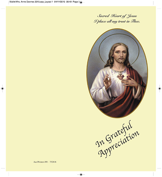 Sacred Heart Wallet